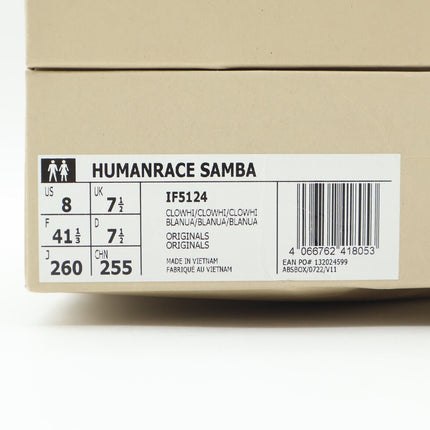 Size 8 - IF5124 adidas Pharrell x Samba Human Race White