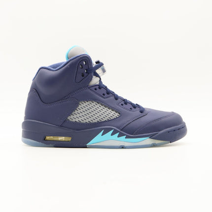 136027-405 Nike Air Jordan 5 Retro Pre-Grape Midnight Navy Blue White (Men's)