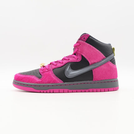 DX4356-600 Run The Jewels Nike SB Dunk High Active Pink Black Fuchsia (Men's)