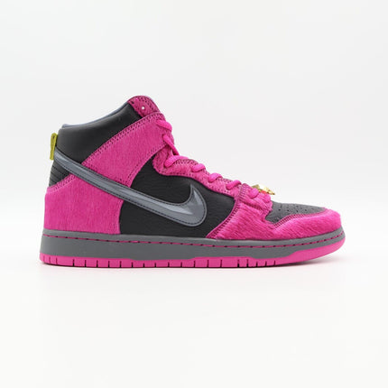 DX4356-600 Run The Jewels Nike SB Dunk High Active Pink Black Fuchsia (Men's)