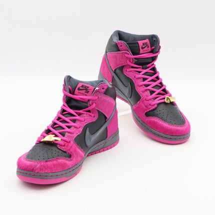 DX4356-600 Run The Jewels Nike SB Dunk High Active Pink Black Fuchsia (Men's)