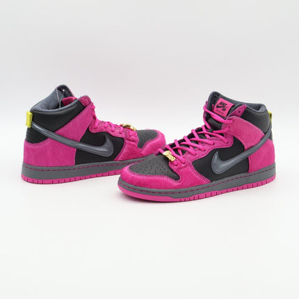 DX4356-600 Run The Jewels Nike SB Dunk High Active Pink Black Fuchsia (Men's)