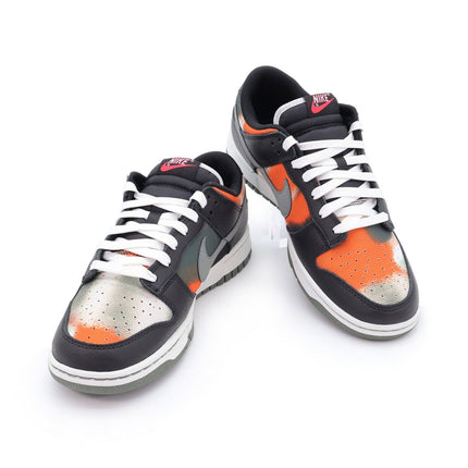 DM0108-001 Nike Dunk Low Graffiti Black Red Grey Orange Tie-Dye Khaki (Men's)