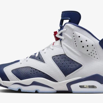 CT8529-164 Nike Air Jordan 6 Retro White and Midnight Navy (Men's)