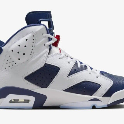 CT8529-164 Nike Air Jordan 6 Retro White and Midnight Navy (Men's)