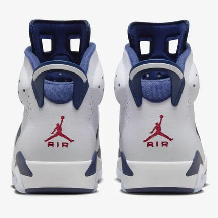 CT8529-164 Nike Air Jordan 6 Retro White and Midnight Navy (Men's)