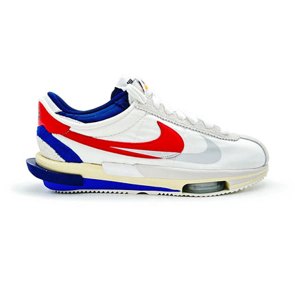 DQ0581-100 sacai �~ Nike Zoom Cortez White and University Red Blue Light Cream