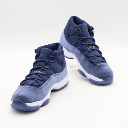 AR0715-441 Nike Air Jordan 11 Retro Midnight Navy Metallic Silver (Women's)