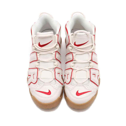 DV1137-002 Nike Air More Uptempo White Red Gum (Women's)