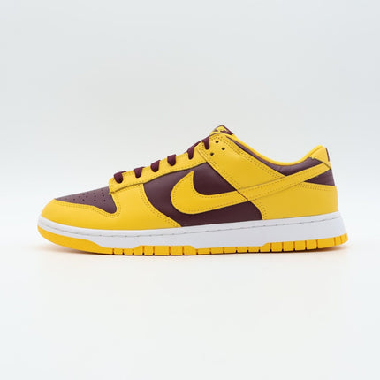 DD1391-702 Nike Dunk Low Arizona State Sun Devils University Gold Maroon (Men's)