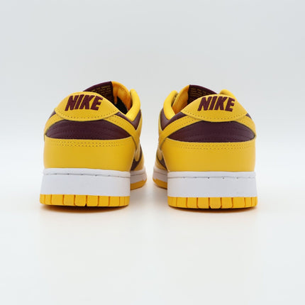 DD1391-702 Nike Dunk Low Arizona State Sun Devils University Gold Maroon (Men's)