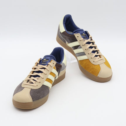 II0002 atmos adidas Gazelle 85 Tsugihagi Patchwork Beige Indigo Beige (Men's)