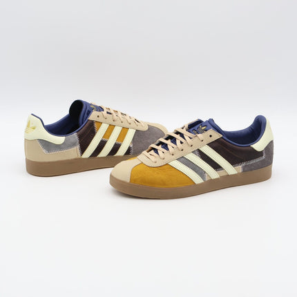 II0002 atmos adidas Gazelle 85 Tsugihagi Patchwork Beige Indigo Beige (Men's)