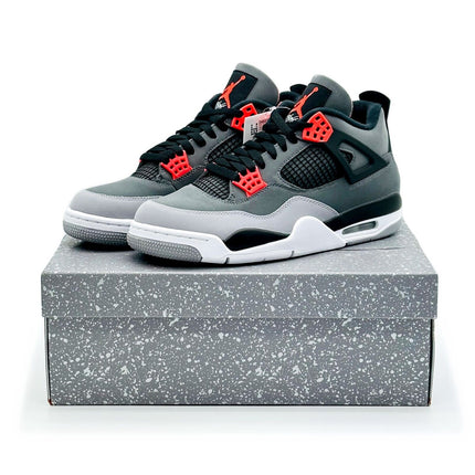 DH6927-061 Nike Air Jordan 4 Infrared 23 Black Cement Dark Grey Red White Gray