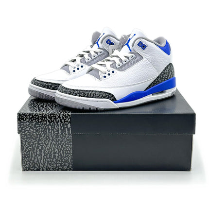 CT8532-145 Nike Air Jordan Air Jordan 3 Racer Blue White Black Cement Grey