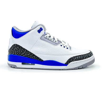 CT8532-145 Nike Air Jordan Air Jordan 3 Racer Blue White Black Cement Grey