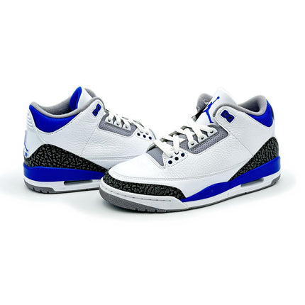 CT8532-145 Nike Air Jordan Air Jordan 3 Racer Blue White Black Cement Grey