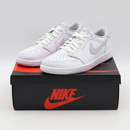 CZ0790-100 Nike Air Jordan 1 Low OG Neutral Gray Off White Particle Grey (Men's)