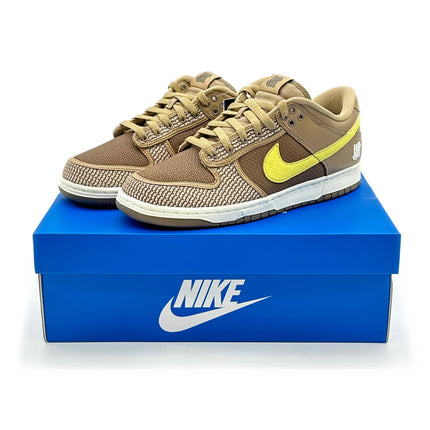 DH3061-200 Nike Dunk Low SP x Undefeated Brown Canteen Lemon Frost Palomino