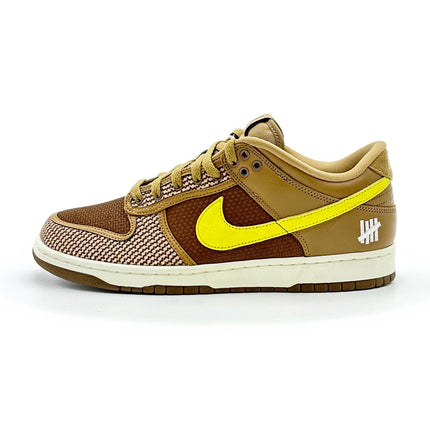 DH3061-200 Nike Dunk Low SP x Undefeated Brown Canteen Lemon Frost Palomino