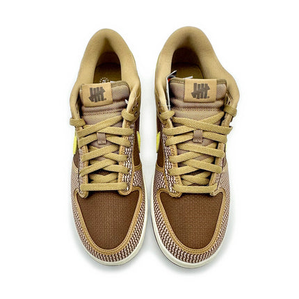 DH3061-200 Nike Dunk Low SP x Undefeated Brown Canteen Lemon Frost Palomino