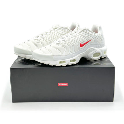 DA1472-100 Nike Air Max Plus TN x Supreme White 2020