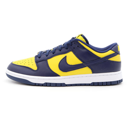 DD1391-700 Nike Dunk Low Michigan Varsity Maze Midnight Navy White (Men's)