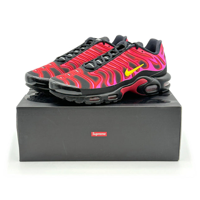 DA1472-600 Nike Air Max Plus TN Supreme University Red Black Fire Pink Maize