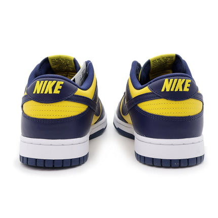 DD1391-700 Nike Dunk Low Michigan Varsity Maze Midnight Navy White (Men's)