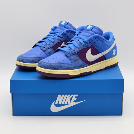 DH6508-400 Nike Dunk Low Undefeated Dunk VS AF1 5 On It Signal Blue (Men's)