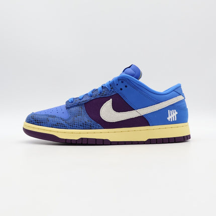 DH6508-400 Nike Dunk Low Undefeated Dunk VS AF1 5 On It Signal Blue (Men's)