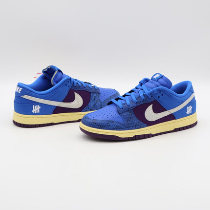 DH6508-400 Nike Dunk Low Undefeated Dunk VS AF1 5 On It Signal Blue (Men's)