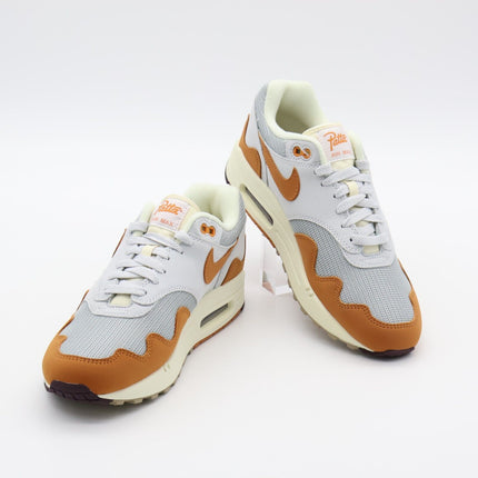 DH1348-001 Nike Air Max 1 Patta Waves Monarch Brick Orange Pure Platinum (Men's)