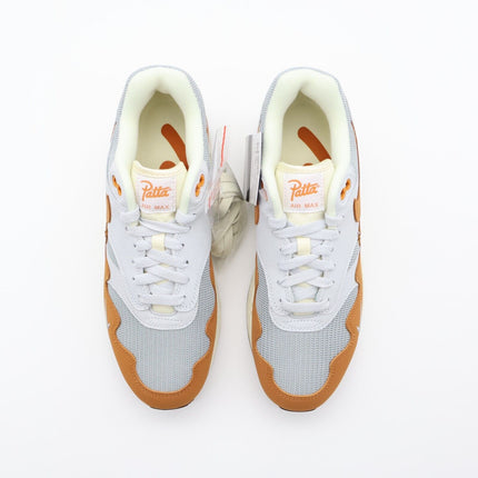 DH1348-001 Nike Air Max 1 Patta Waves Monarch Brick Orange Pure Platinum (Men's)