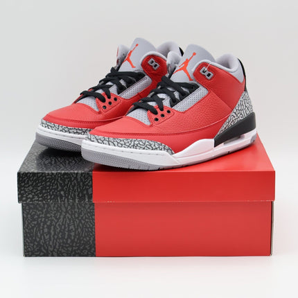 CK5692-600 Nike Air Jordan 3 Retro SE Unite Fire Red Cement Grey Black (Men's)