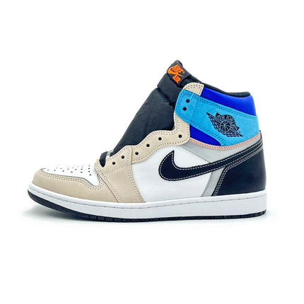 DC6515-100 Nike Air Jordan 1 Retro High OG Prototype Black White Blue Orange