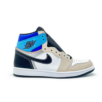 DC6515-100 Nike Air Jordan 1 Retro High OG Prototype Black White Blue Orange