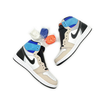 DC6515-100 Nike Air Jordan 1 Retro High OG Prototype Black White Blue Orange