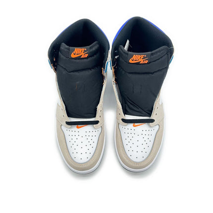 DC6515-100 Nike Air Jordan 1 Retro High OG Prototype Black White Blue Orange