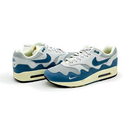 DH1348-004 Nike Air Max 1 Patta Waves Noise Aqua Metallic Silver Pure Platinum