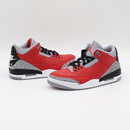 CK5692-600 Nike Air Jordan 3 Retro SE Unite Fire Red Cement Grey Black (Men's)