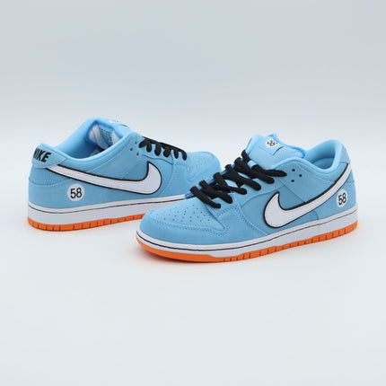 BQ6817-401 Nike SB Dunk Low Club 58 Gulf Racing Blue Chill Safety Orange (Men's)