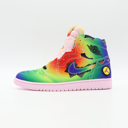 DC3481-900 Nike Air Jordan 1 Retro OG High J Balvin Raibow Pink Tie Dye (Men's)