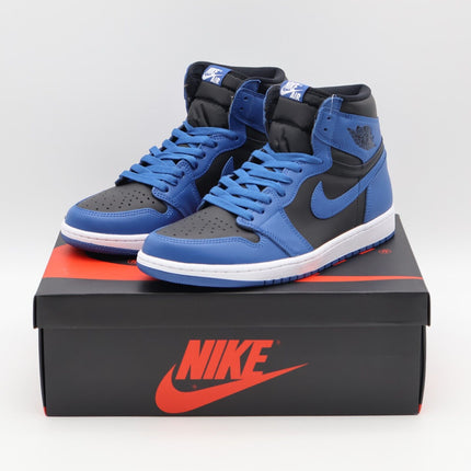 555088-404 Nike Air Jordan 1 Retro High OG Dark Marina Blue Black White (Men's)