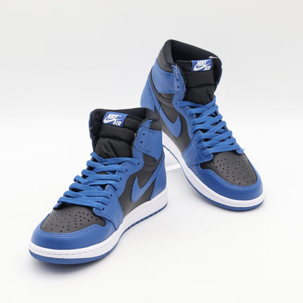 555088-404 Nike Air Jordan 1 Retro High OG Dark Marina Blue Black White (Men's)