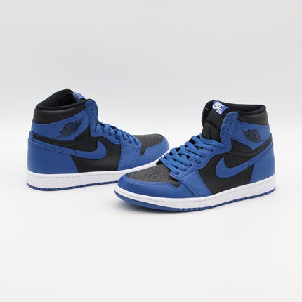 555088-404 Nike Air Jordan 1 Retro High OG Dark Marina Blue Black White (Men's)