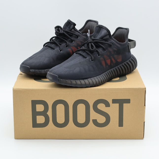 GX3791 Adidas Yeezy Boost 350 V2 Mono Cinder Dark Lamp Ink Black Orange (Men's)