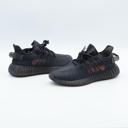 GX3791 Adidas Yeezy Boost 350 V2 Mono Cinder Dark Lamp Ink Black Orange (Men's)