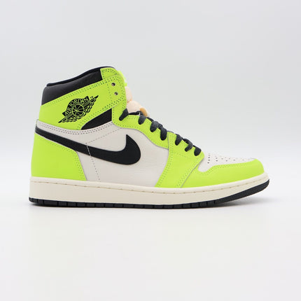 555088-702 Nike Air Jordan 1 High OG Volt Visionaire Vivid Yellow Black (Men's)