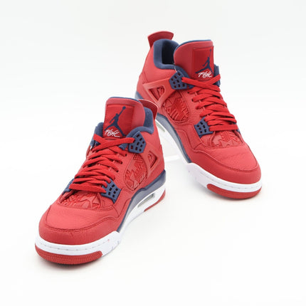 CI1184-617 Nike Air Jordan 4 Retro SE Fiba Gym Red Obsidian White (Men's)